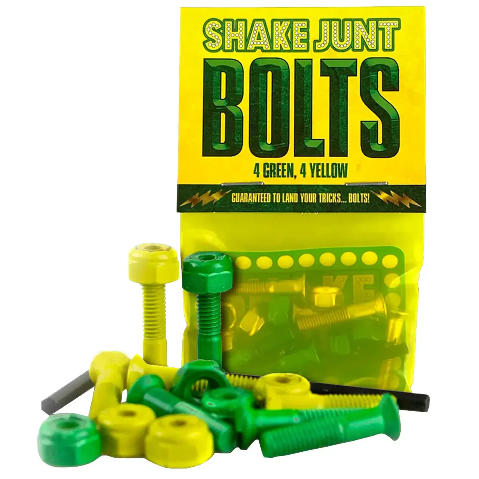 Shake Junt Shake Junt - 4 Green / 4 Yellow Hardware - 1" Allen