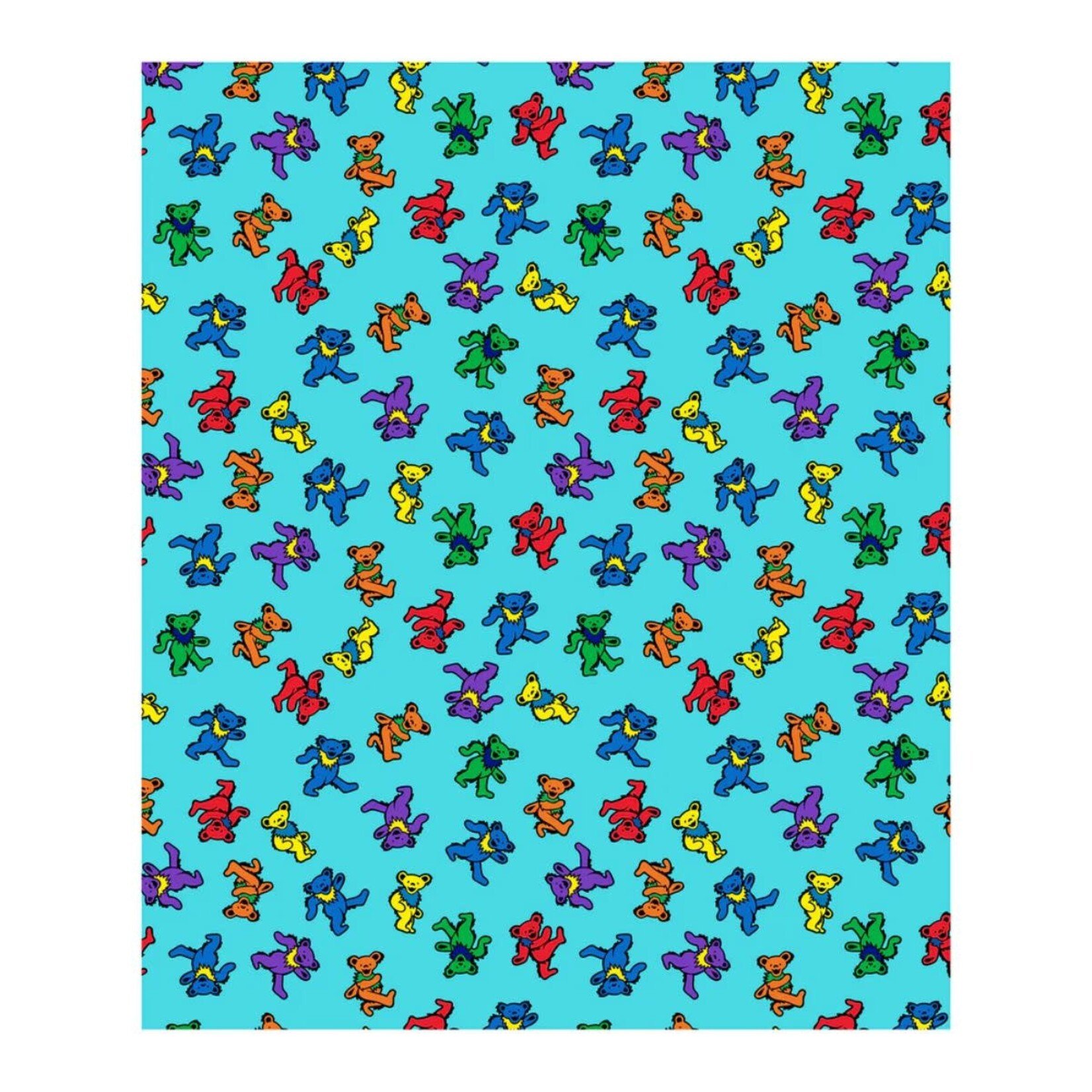 Grateful Dead Grateful Dead - Dancing Bears - Throw Blanket 50" x 60"