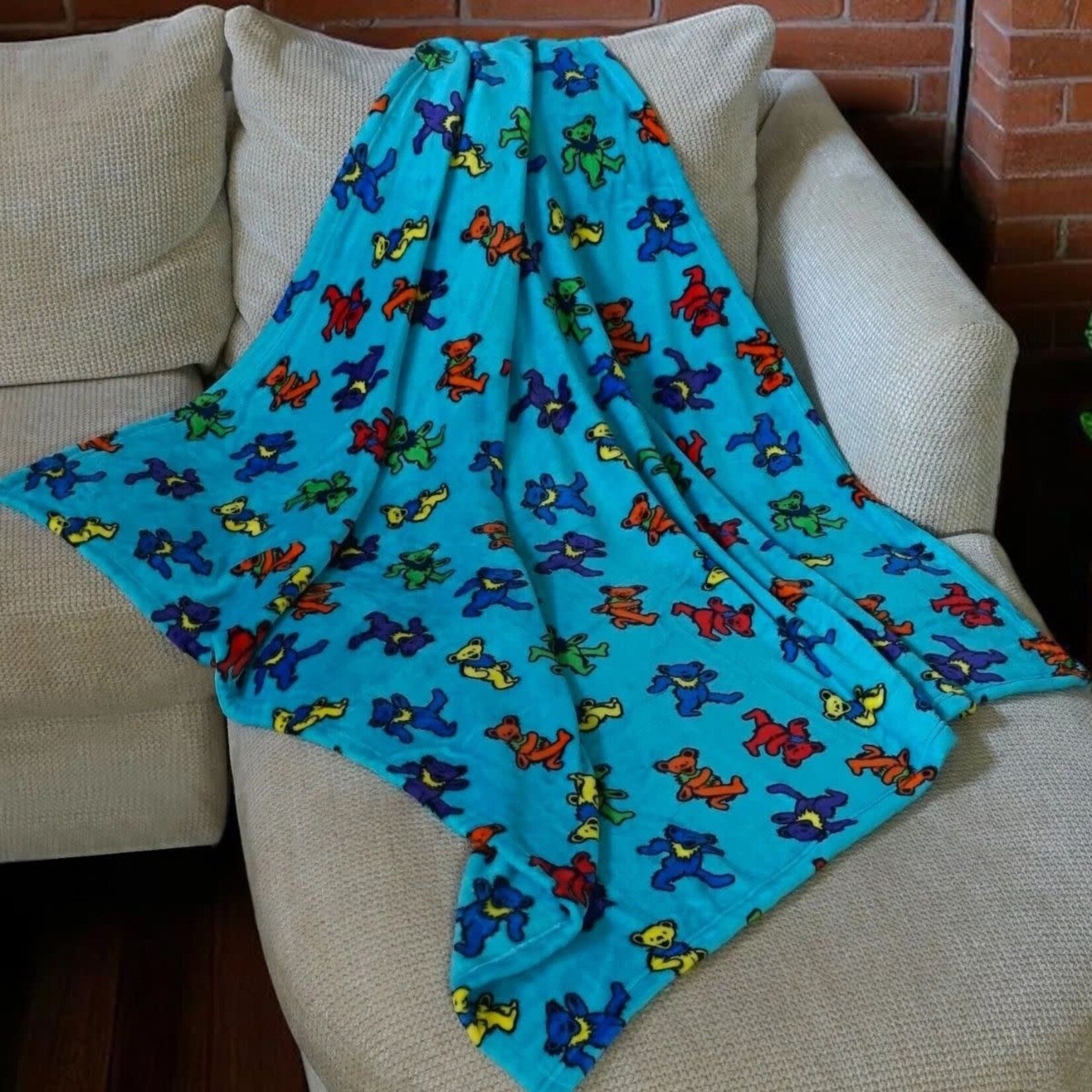 Grateful Dead Grateful Dead - Dancing Bears - Throw Blanket 50" x 60"