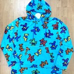 Grateful Dead Grateful Dead - Dancing Bears Flannel Pullover - Turquoise -
