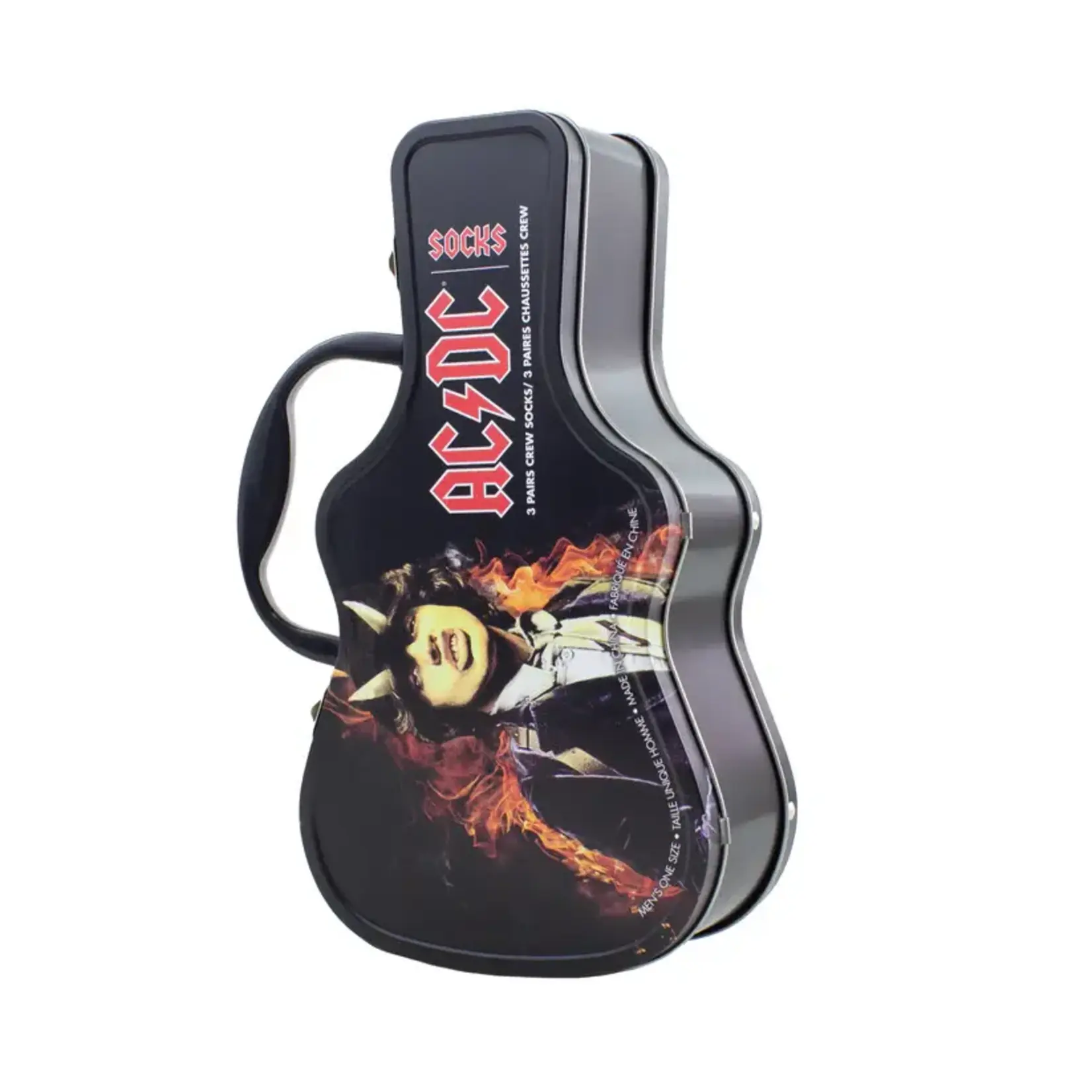 Perri's Perri's - AC/DC 3 Pack Socks - Guitar Tin