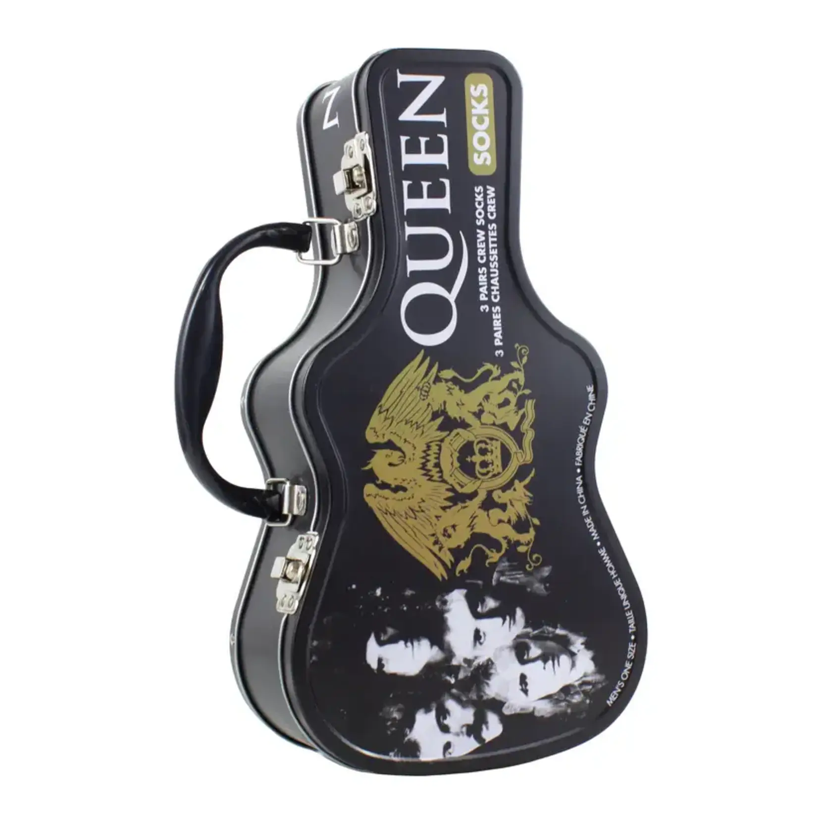 Perri's Perri's - Queen 3 Pack Socks - Guitar Tin
