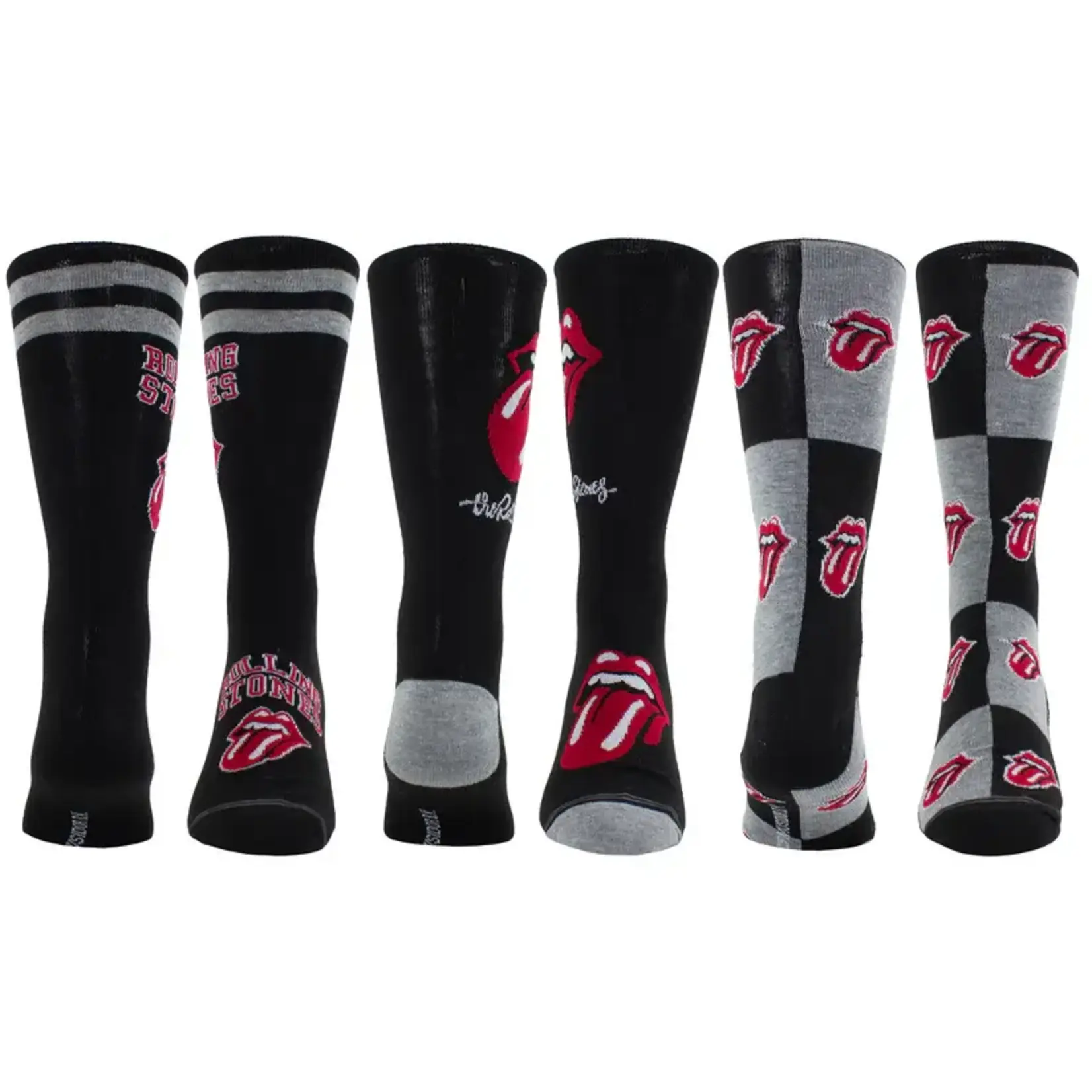 Perri's Perri's - The Rolling Stones 3 Pack Socks - Guitar Tin