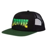 Creature Creature - Logo Mesh Trucker Hat - Black / Green