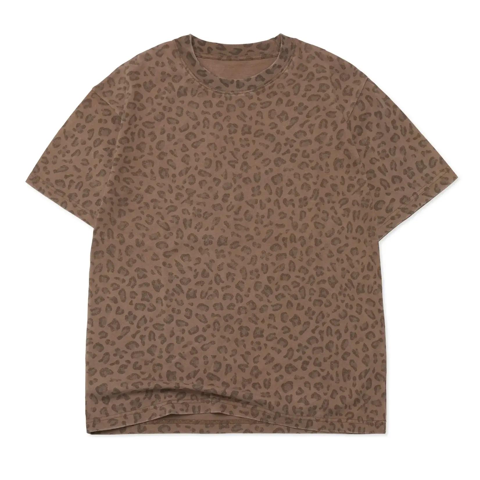 ATTIC Attic - Oversized Box T-Shirt - Vintage Leopard -