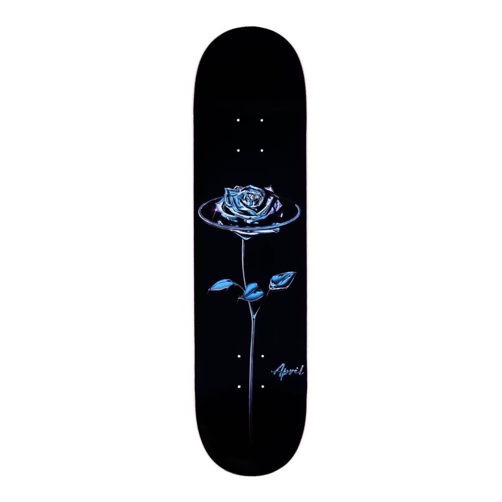 April April - Chrome Rose Black Deck - 8.125" x 31.77" x 14"