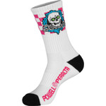 Powell Peralta Powell Peralta - Ripper Cotton Socks - Checker Blue/Pink/White