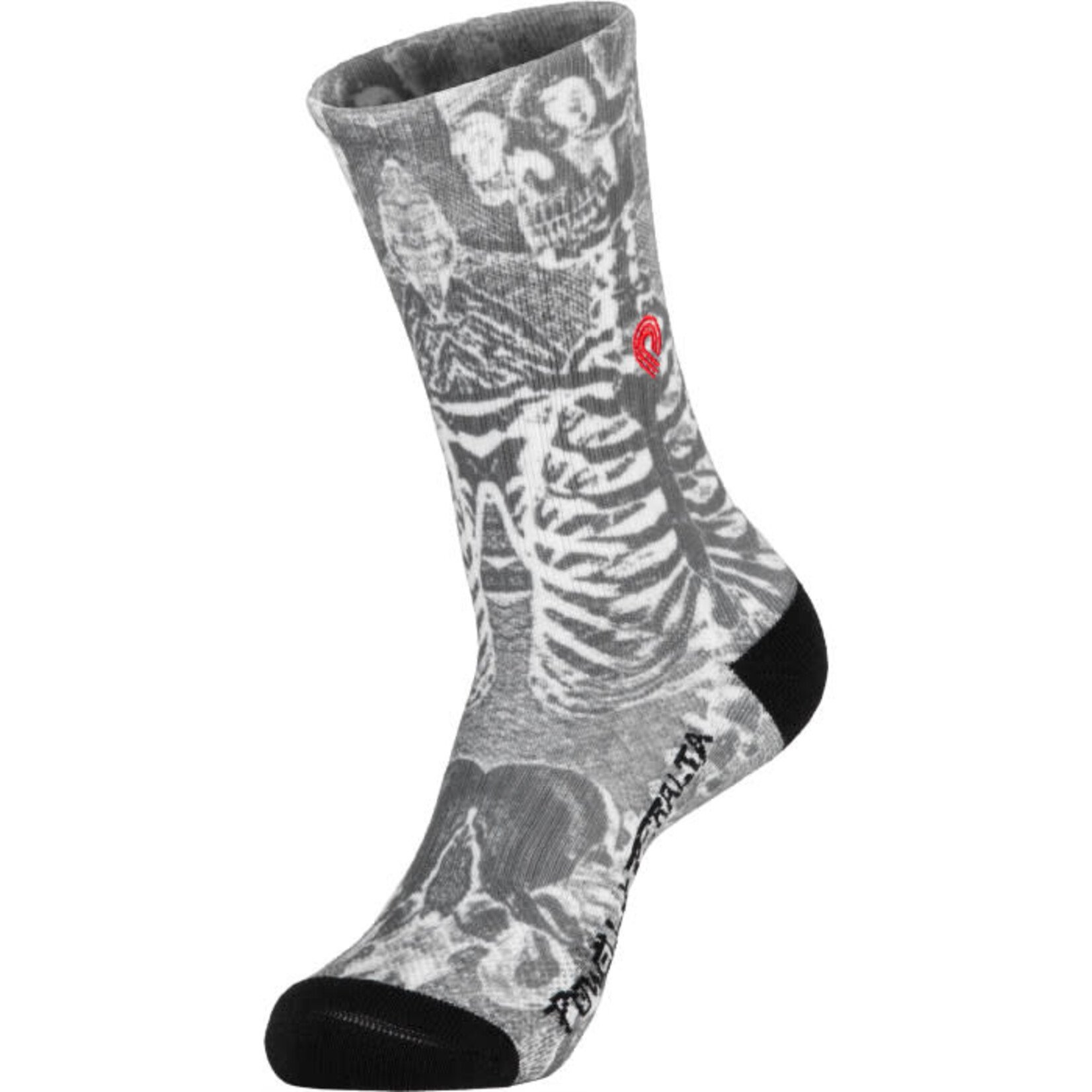 Powell Peralta Powell Peralta - SAS Skeleton Poly Blend Socks - Charcoal