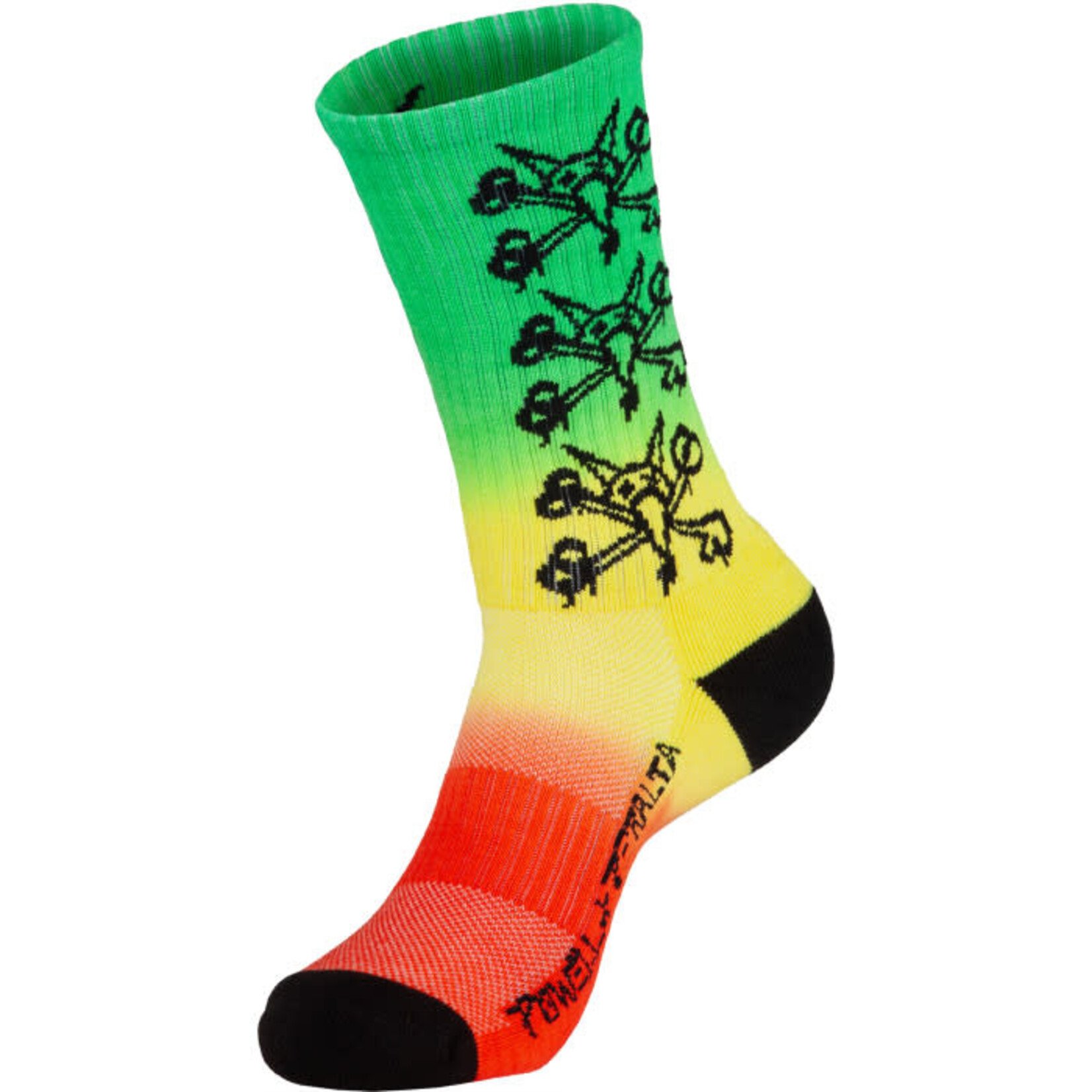 Powell Peralta Powell Peralta - Vato Rats Cotton Socks - Rasta Fade