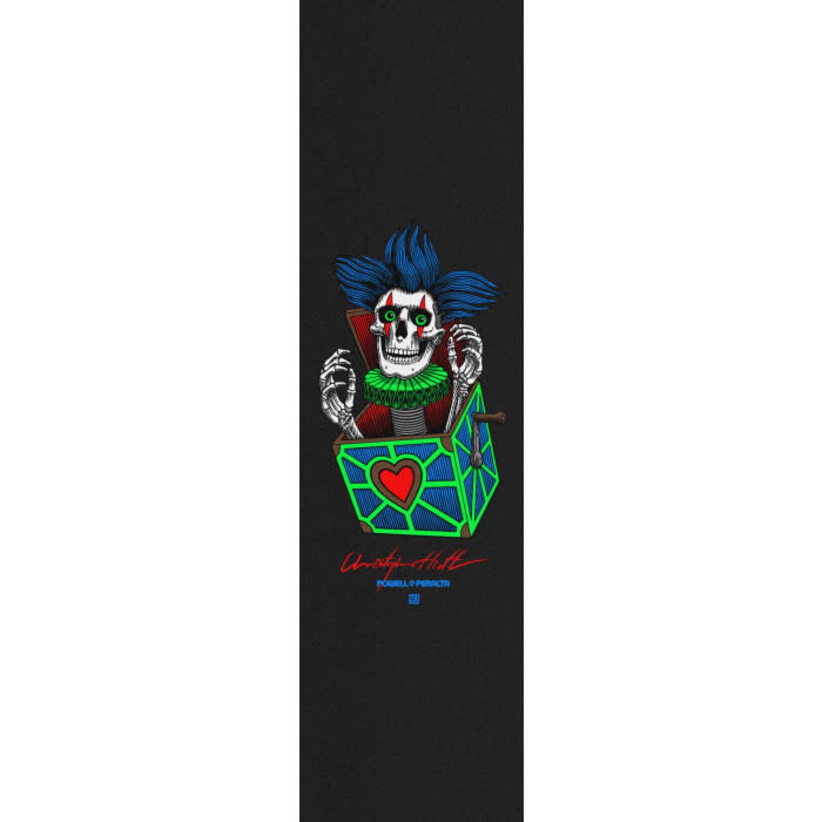 Powell Peralta Powell Peralta - Chris Hiett Skull Griptape - 9" x 33"