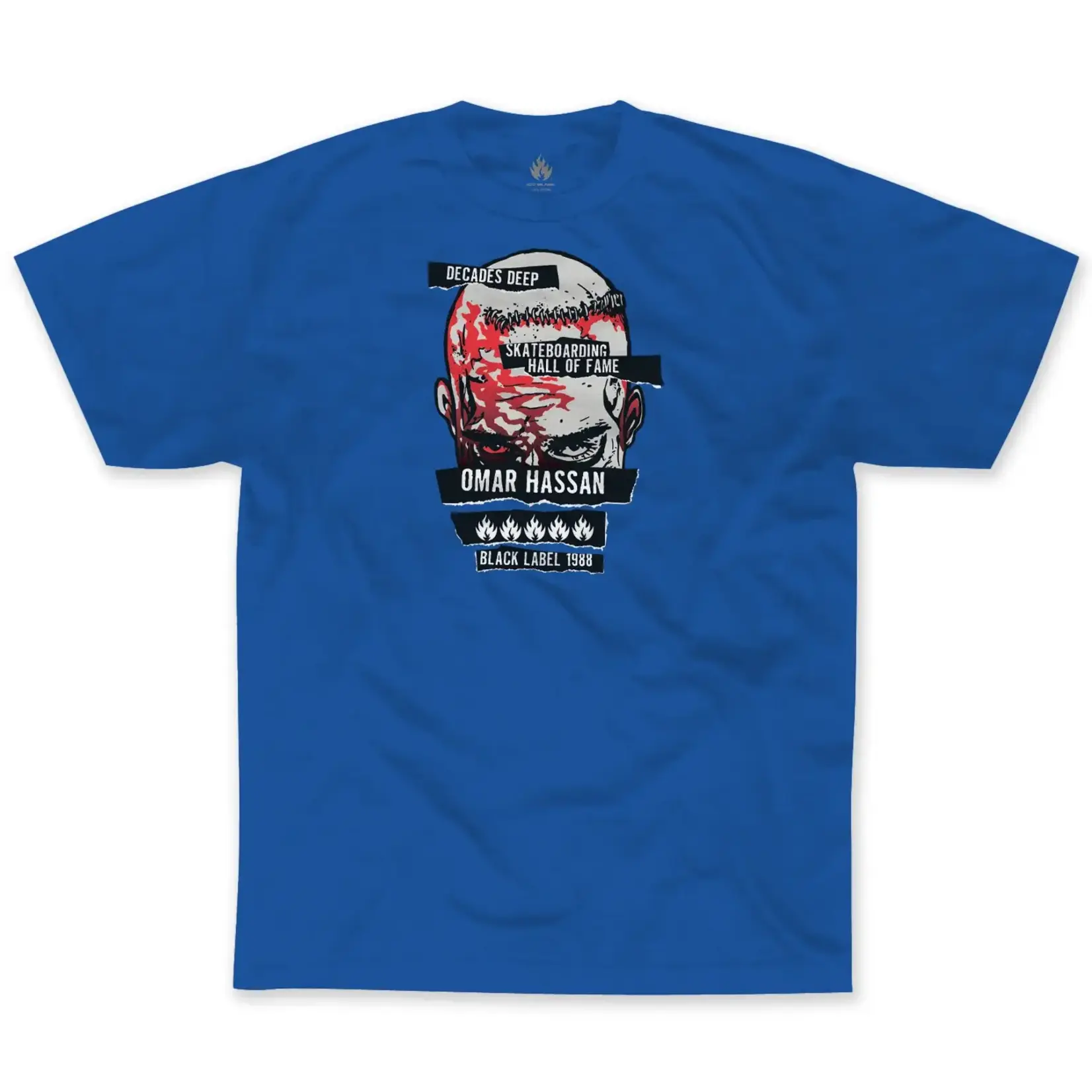 Black Label Black Label - Omar Hassan Never Stop SHoF Edition Tee - Royal Blue -