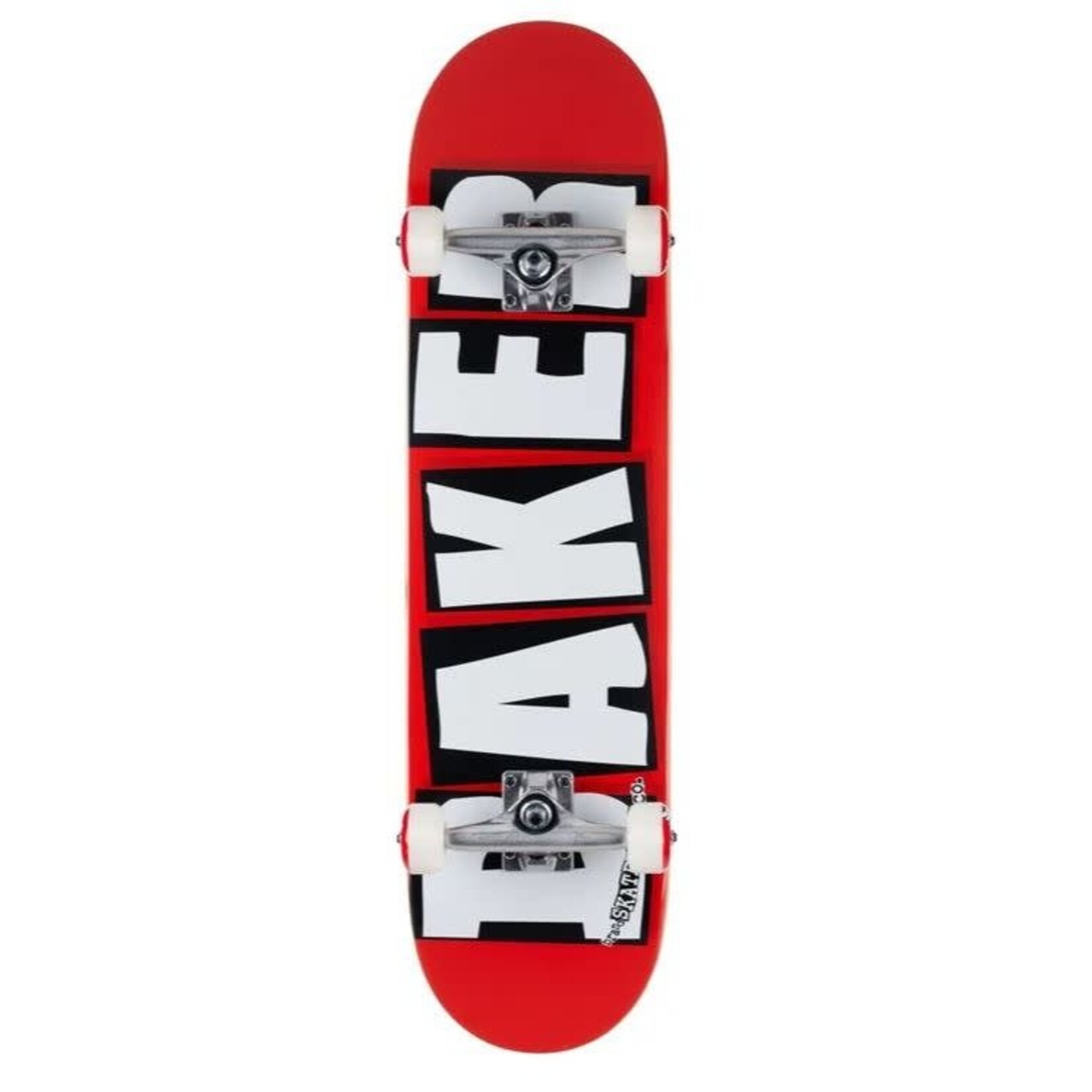 Baker Baker - Brand Logo Red / White Complete - 8.0" x 31.5" x 14"
