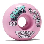 Snot Snot Wheels - Franky Villani Skulls - Pink - 53mm 99a