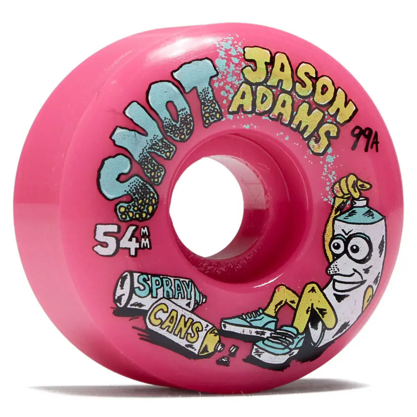 Snot Snot Wheels - Jason Adams Spray Cans - Pink - 54mm 99a