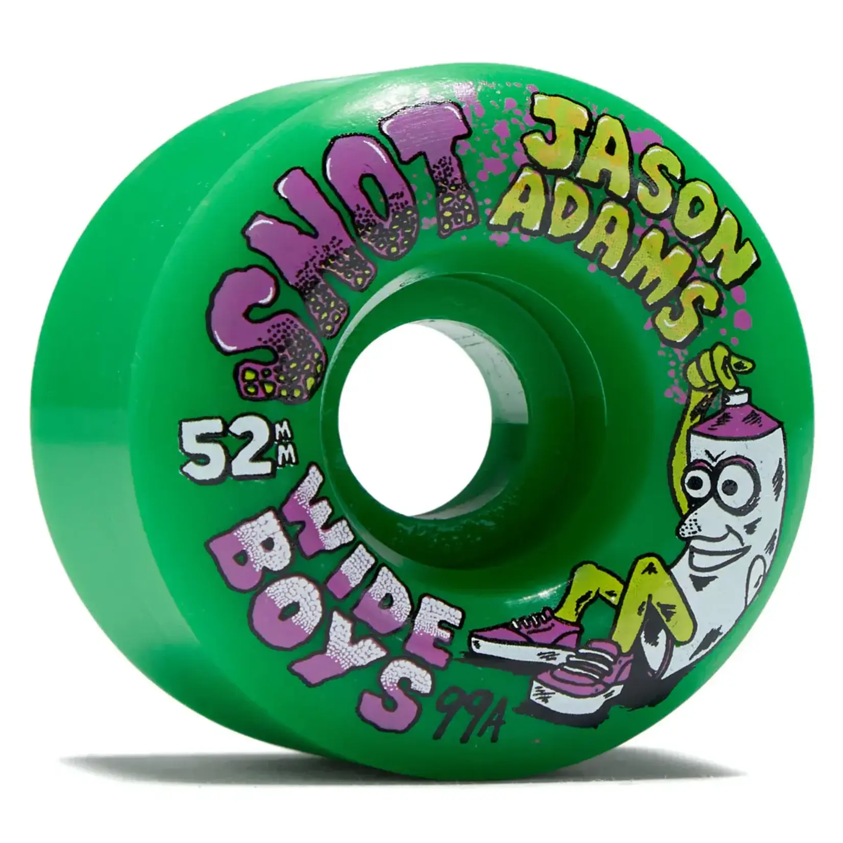 Snot Snot Wheels - Jason Adams Wide Boys - Green - 52mm 99a