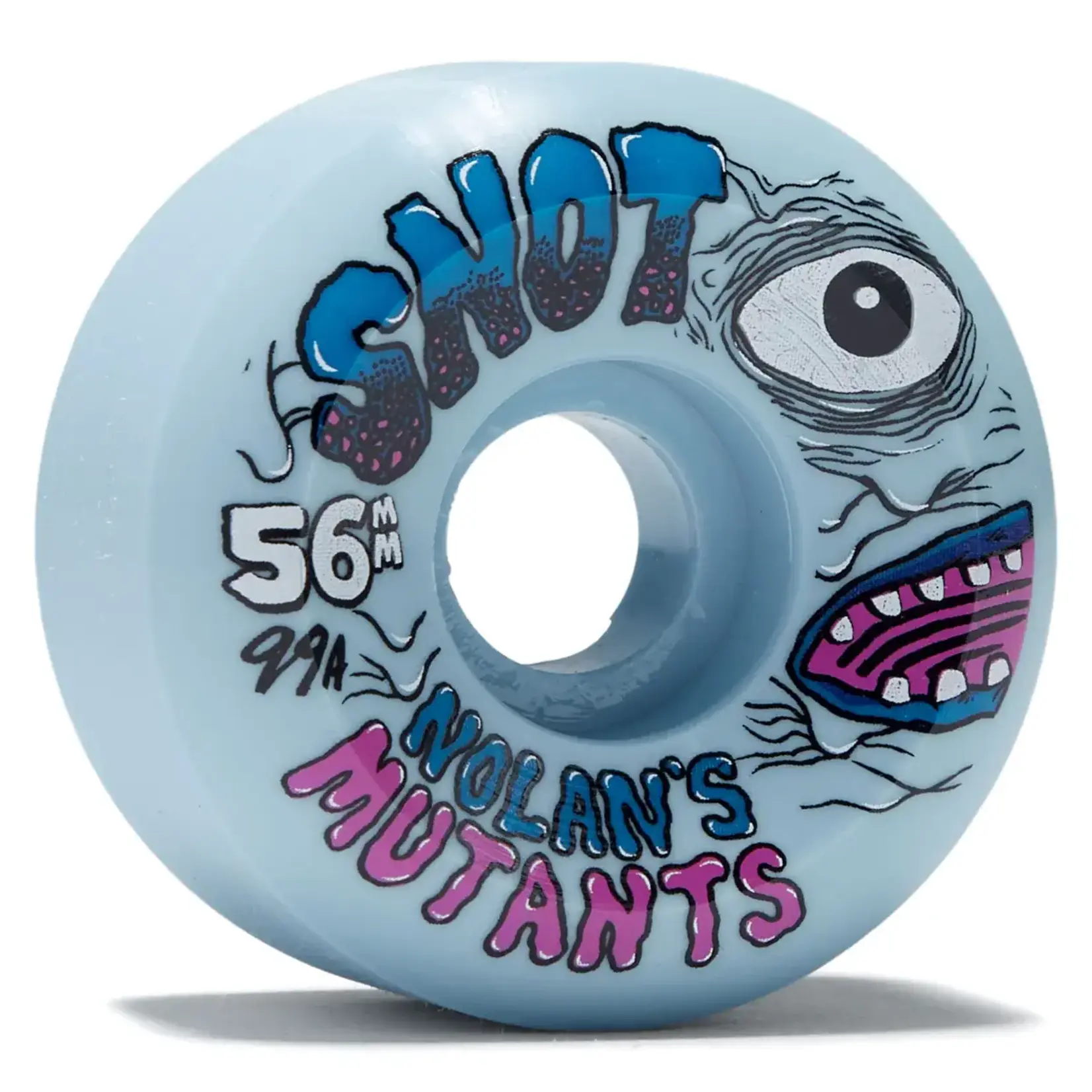 Snot Snot Wheels - Nolan Mutations - Ice Blue Conical - 56mm 99a