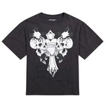 Ed Hardy Ed Hardy - Cross Skulls Boxy Tee - Mineral Grey -