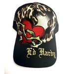 Ed Hardy Ed Hardy - Sacred Heart Trucker Hat - Leopard