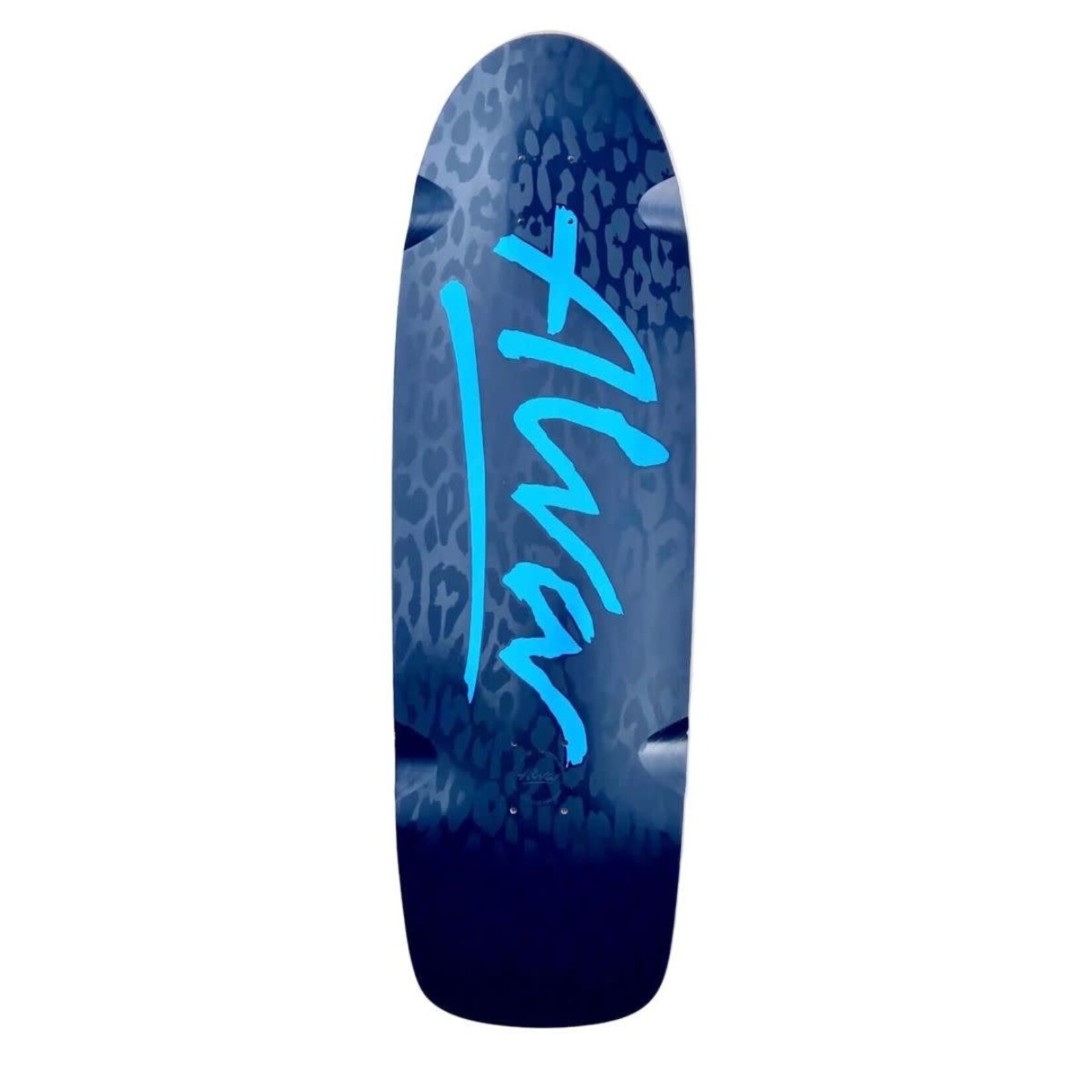 alva Alva - Modern Leopard Deck - 10" x 33" x 17" - Sapphire Blue / Black