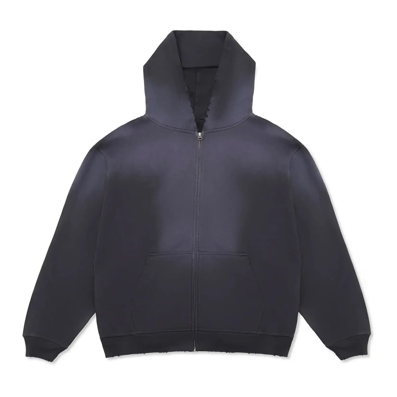 ATTIC Attic - 14oz Special Zip Hoodie - Potassium Black - L