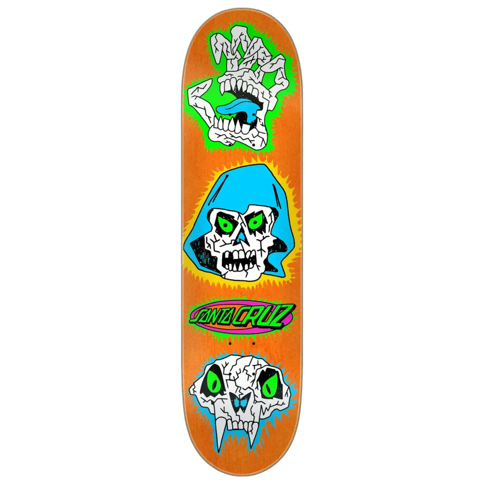 Santa Cruz Skateboards Santa Cruz - Scribble Head FeelBase Deck - 7.75" x 30.25" x 12.75"