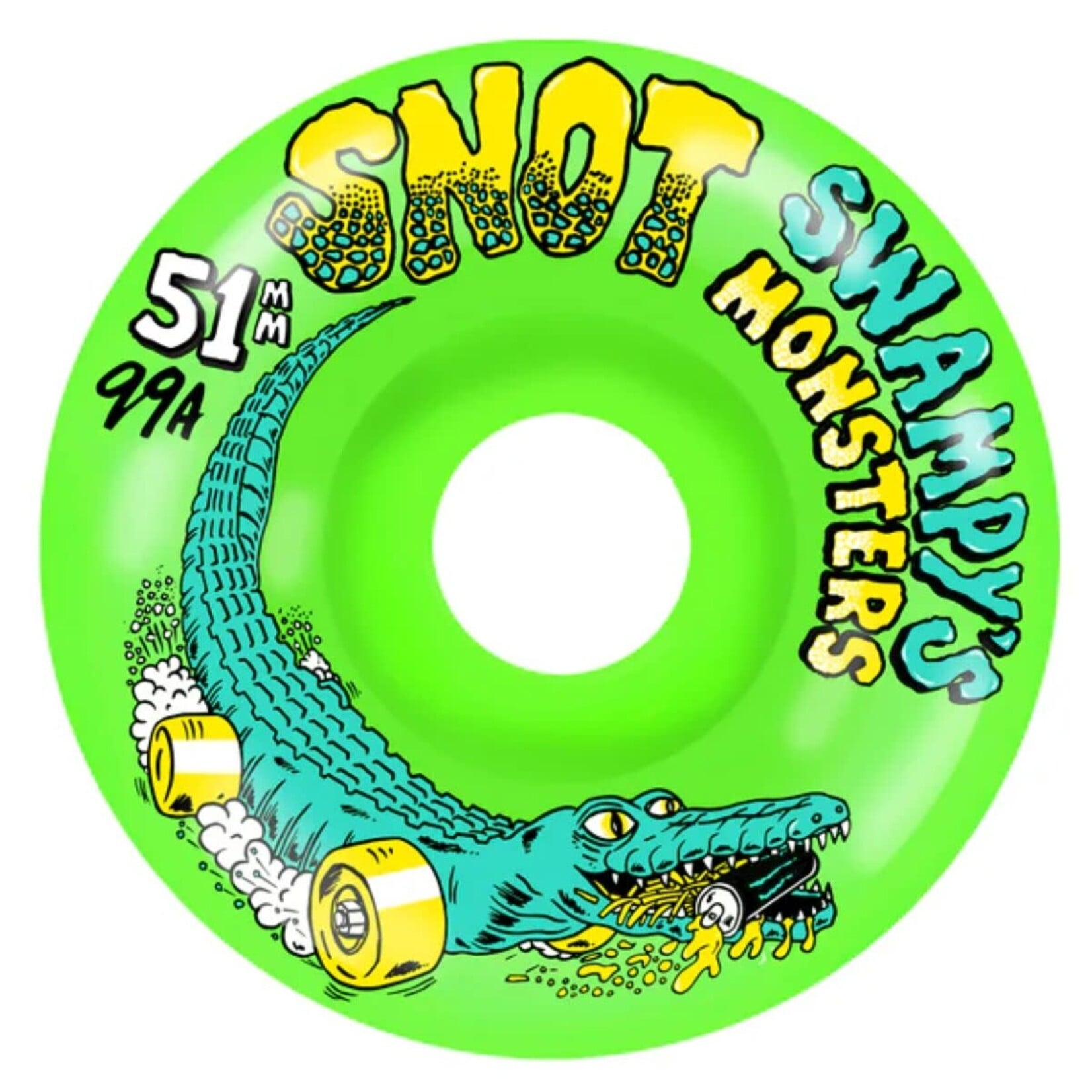 Snot Snot Wheels - Swampy's Monsters - Neon Green - 51mm 99a