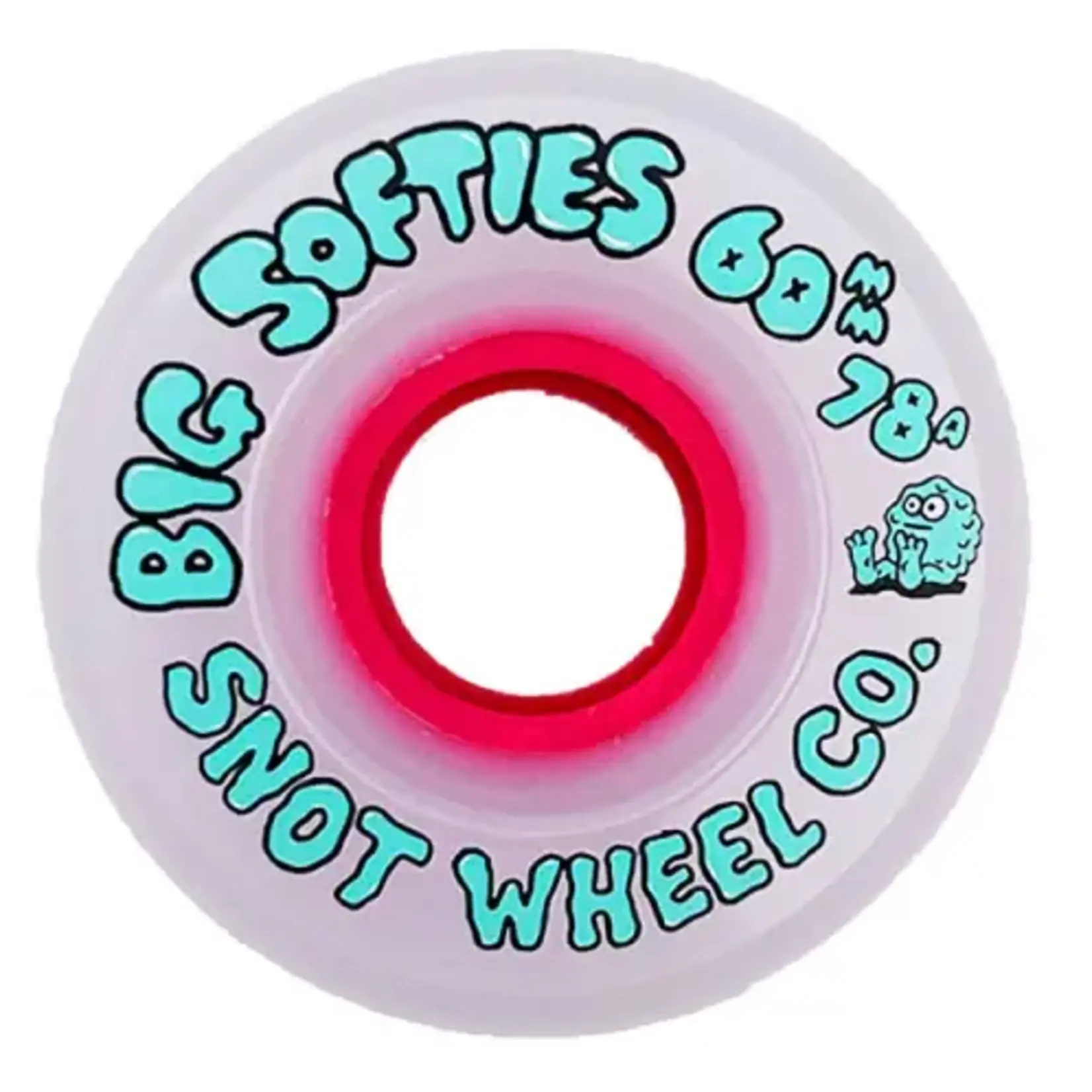 Snot Snot Wheels - Big Softies - Pink Core - 60mm 78a