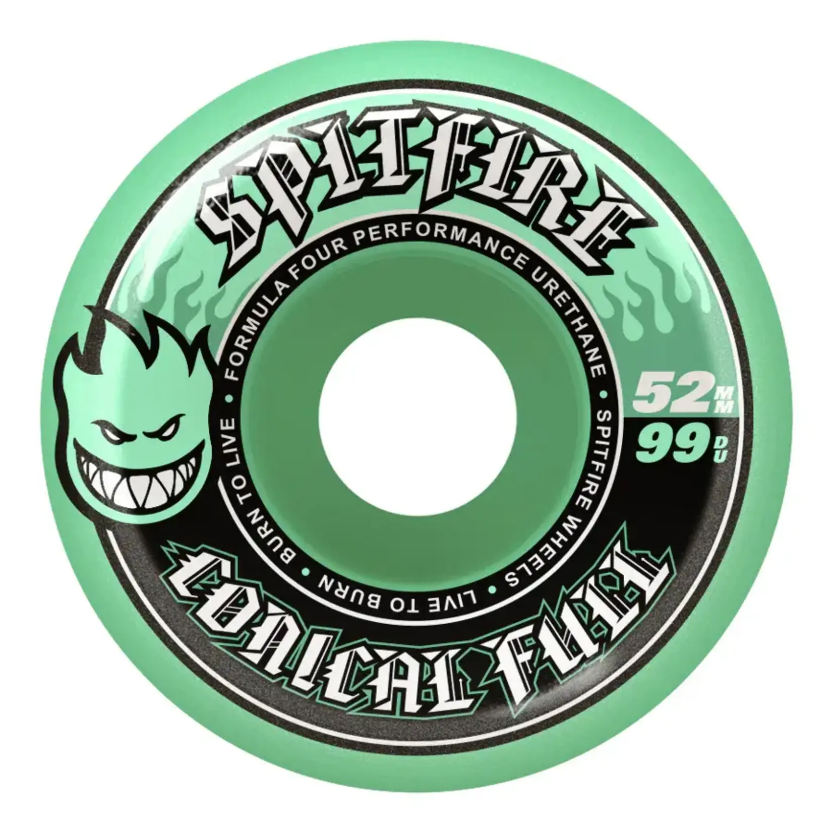 Spitfire Spitfire - F4 Conical Full Wheels - Teal - 52mm 99a