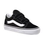 Vans Vans Old Skool V youth VELCRO Shoes - Black/True White -