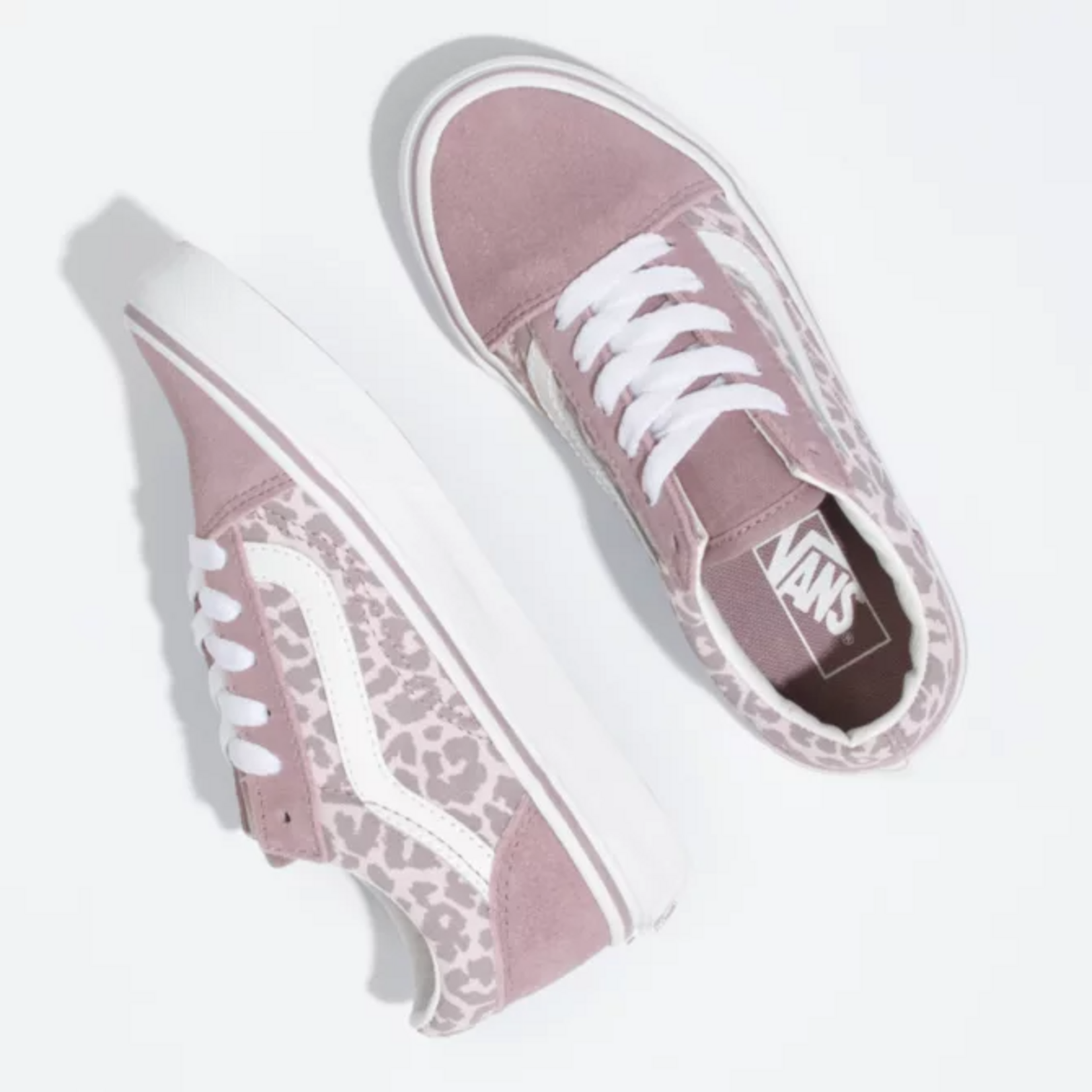Vans Vans Old Skool Kids Skate Shoes - Orchid Ice/ Purple Dove