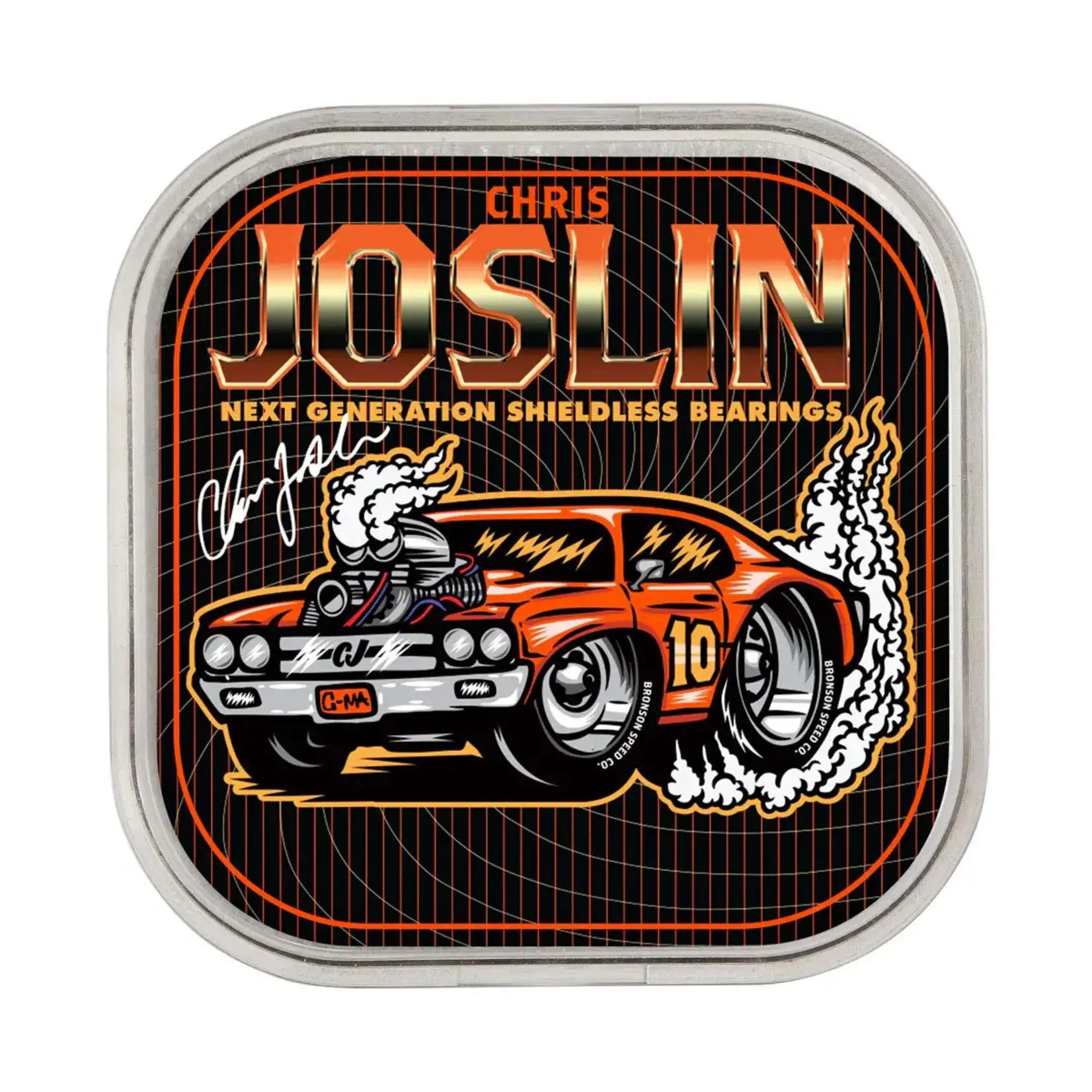 Bronson Speed Co. Bronson - Chris Joslin Pro 6-Ball RAW Bearings