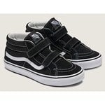 Vans Vans - Sk8-Mid Reissue Velcro Shoes - Black / True White -
