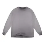 ATTIC Attic - Oversized Box LS Tee - Charcoal Oil Wash -
