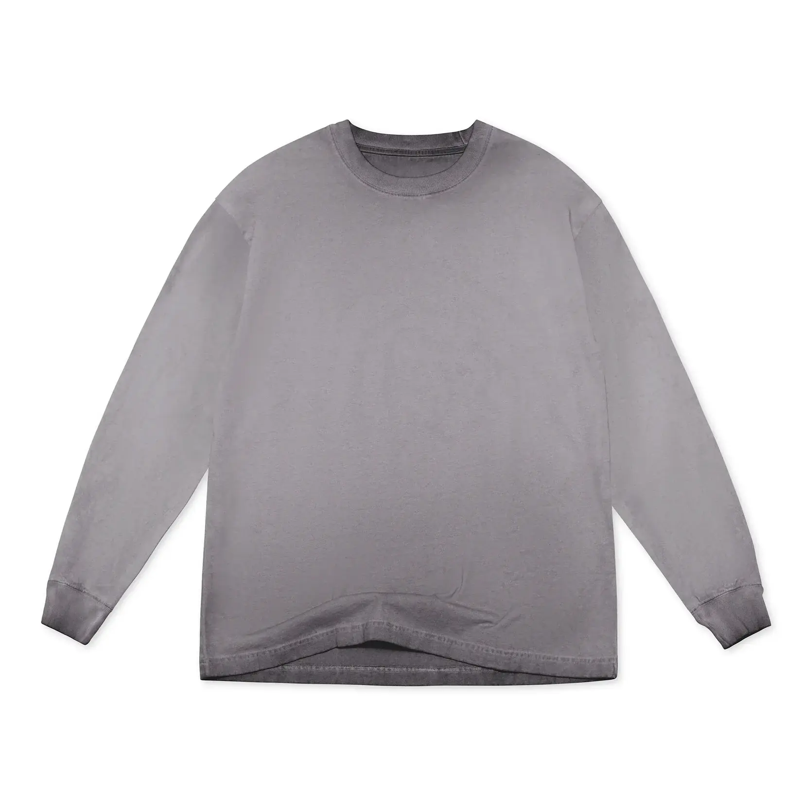 ATTIC Attic - Oversized Box LS Tee - Charcoal Oil Wash -