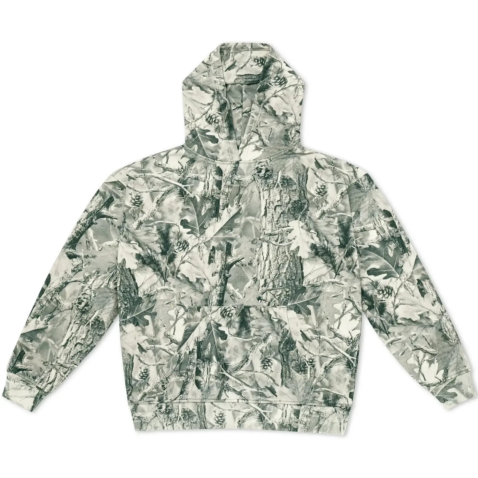 ATTIC Attic - 14oz Special Hoodie - Vintage Grey Wood Camo -