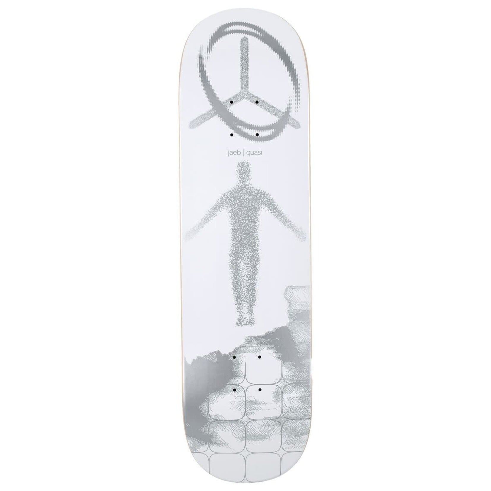 Quasi Quasi - Jaeb Debut Deck - White - 8.5" x 31.75" x 14.25"