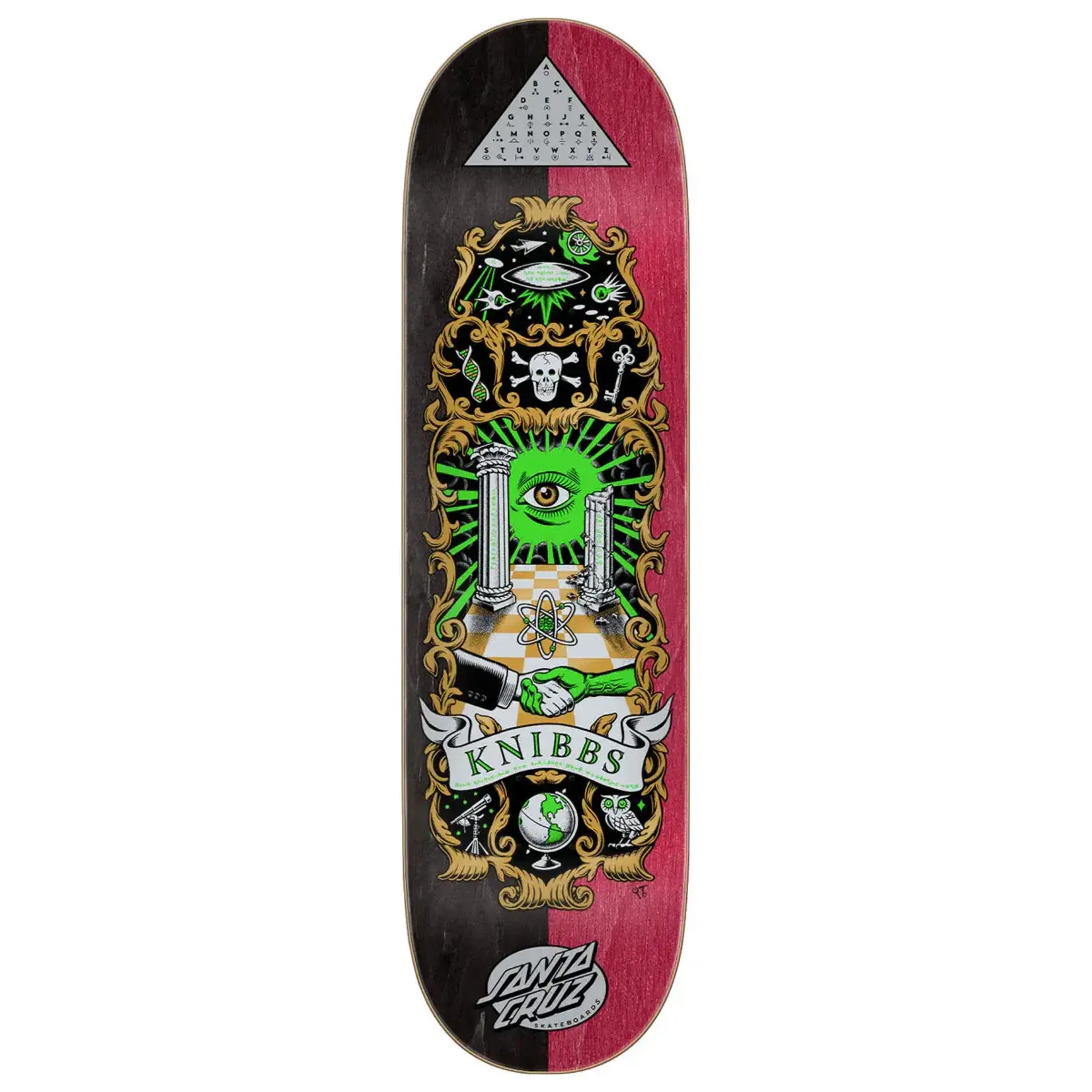 Santa Cruz Skateboards Santa Cruz - Knibbs Cryptic Deck - 8.5" x 31.6" x 14"