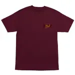 Creature Creature - Spiral Skull Tee - Maroon -