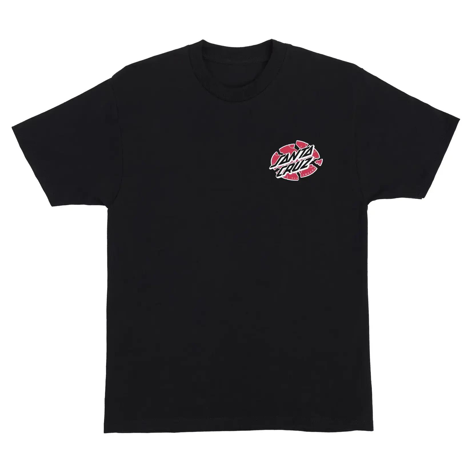 Santa Cruz Skateboards Santa Cruz - Grabke Exploding Dot Tee - Black -