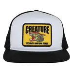 Creature Creature - Security Service Snapback Hat - White / Black