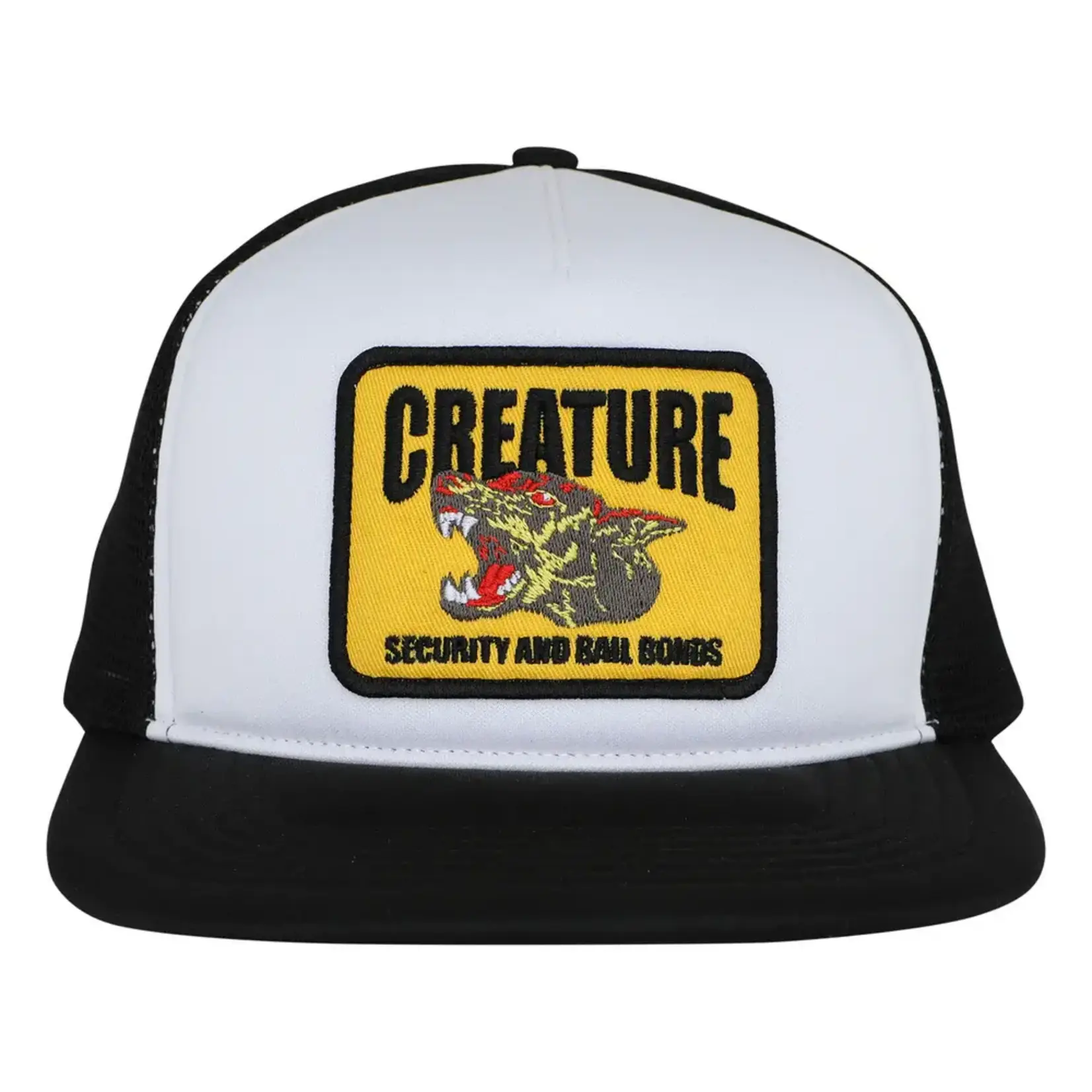 Creature Creature - Security Service Snapback Hat - White / Black