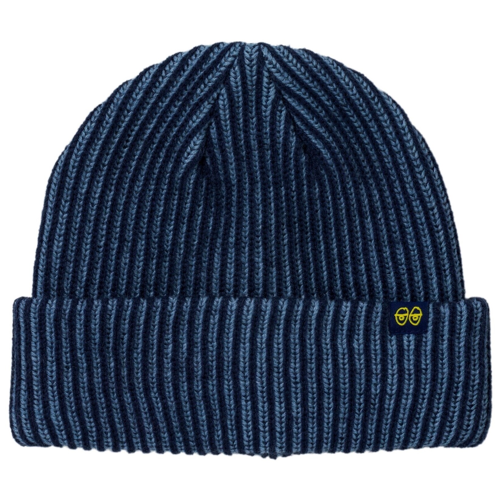 Krooked Krooked - Eyes Cuff Beanie - Navy / Blue / Yellow