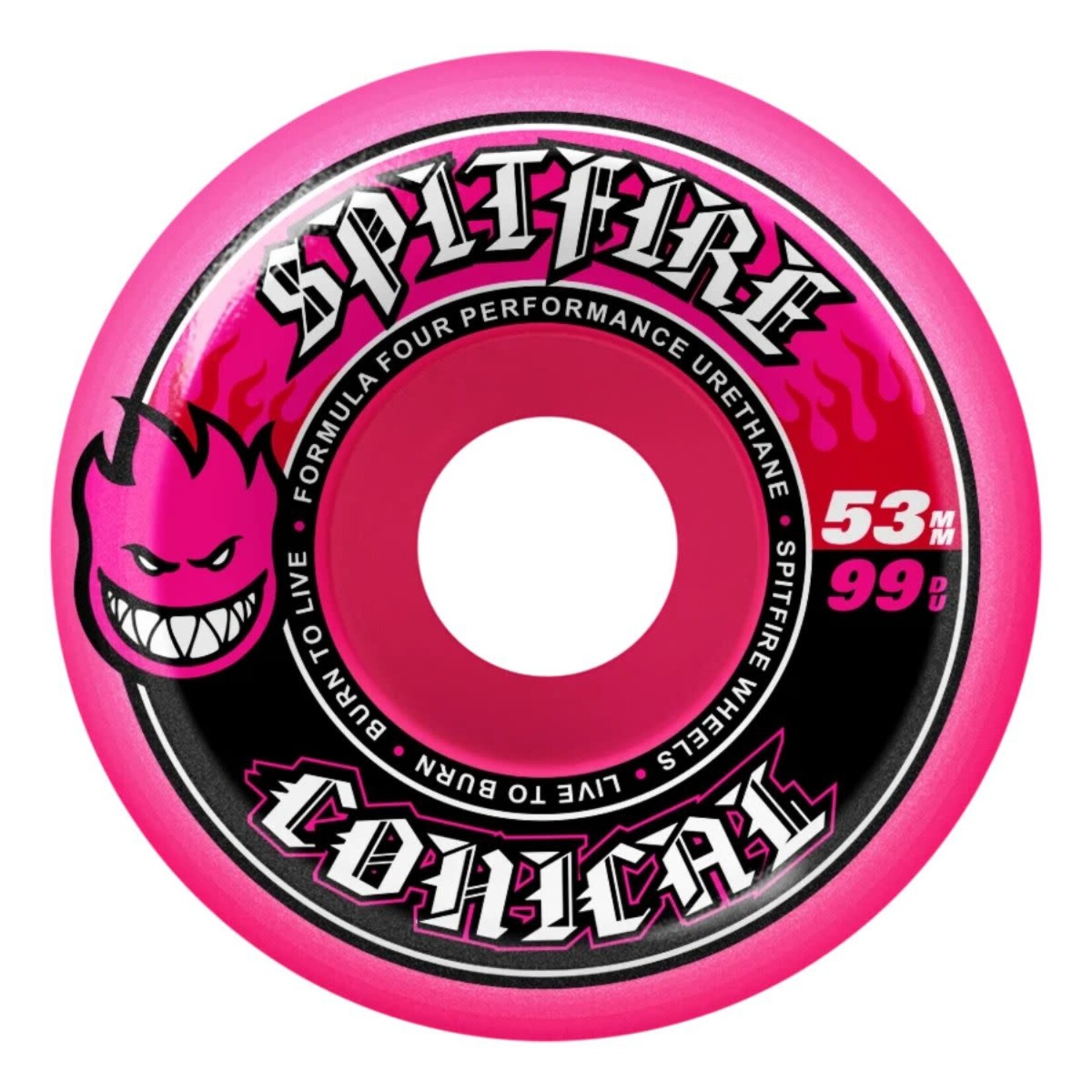 Spitfire Spitfire - F4 Conical Wheels - Pink - 53mm 99a