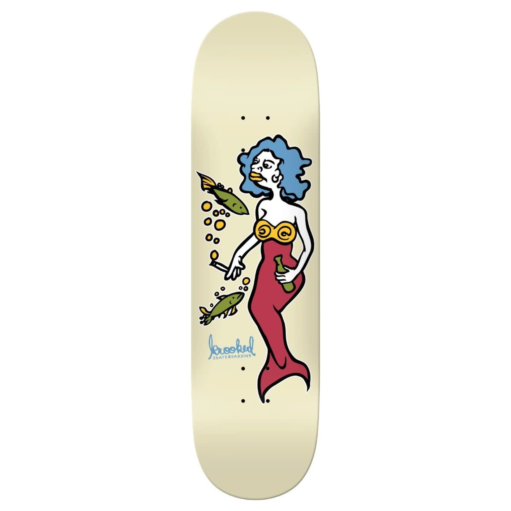 Krooked Krooked - DBX Mermaid Cream Deck - 8.5" x 31.8" x 14.25"