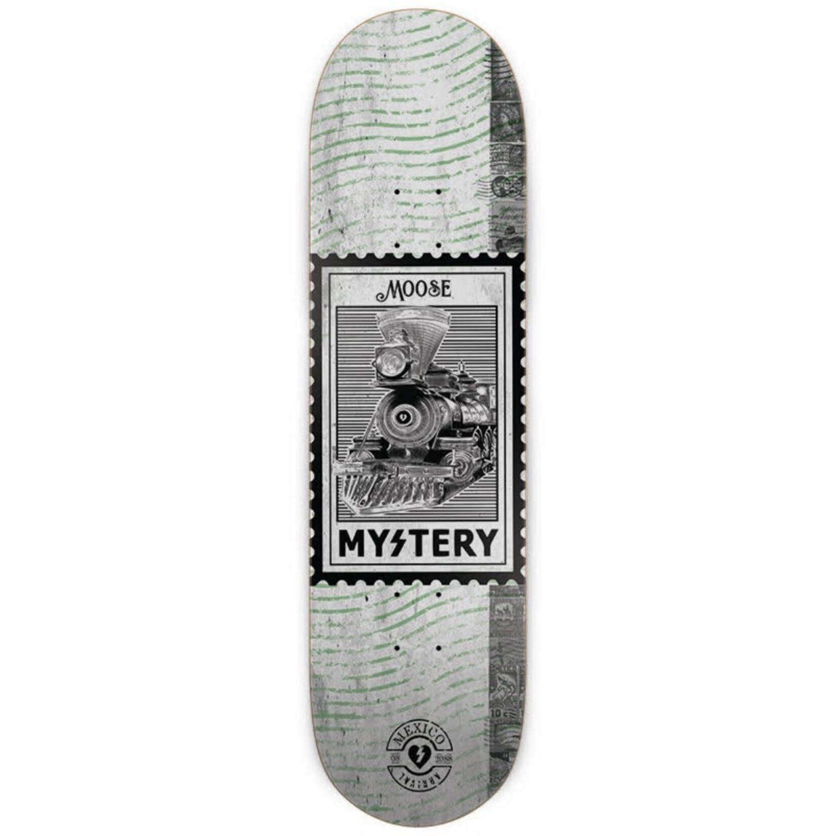 Mystery Mystery - Moose Stamp Deck - 7.75" x  31.375" x 13.875"