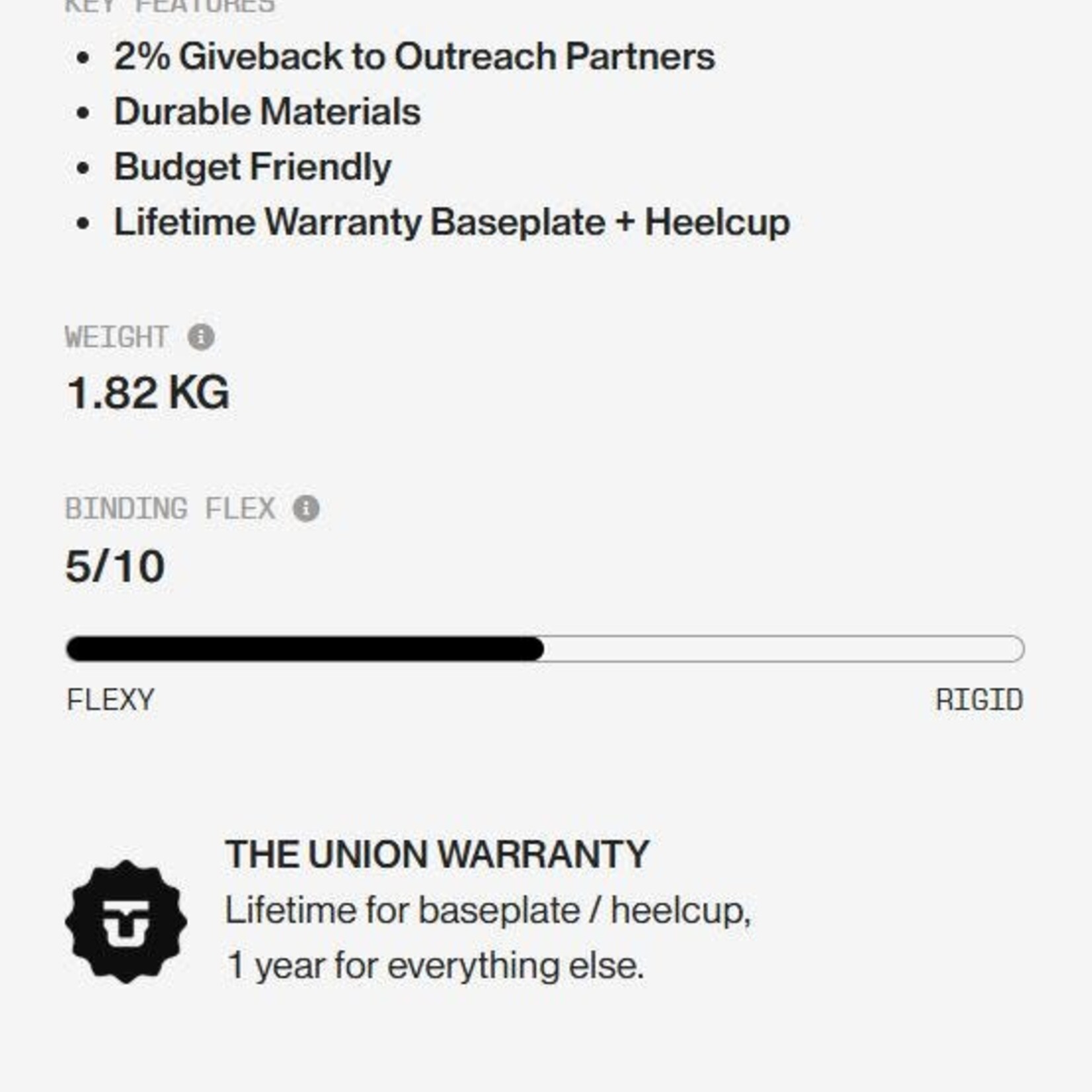 Union Binding Co. Union - STR - Grey