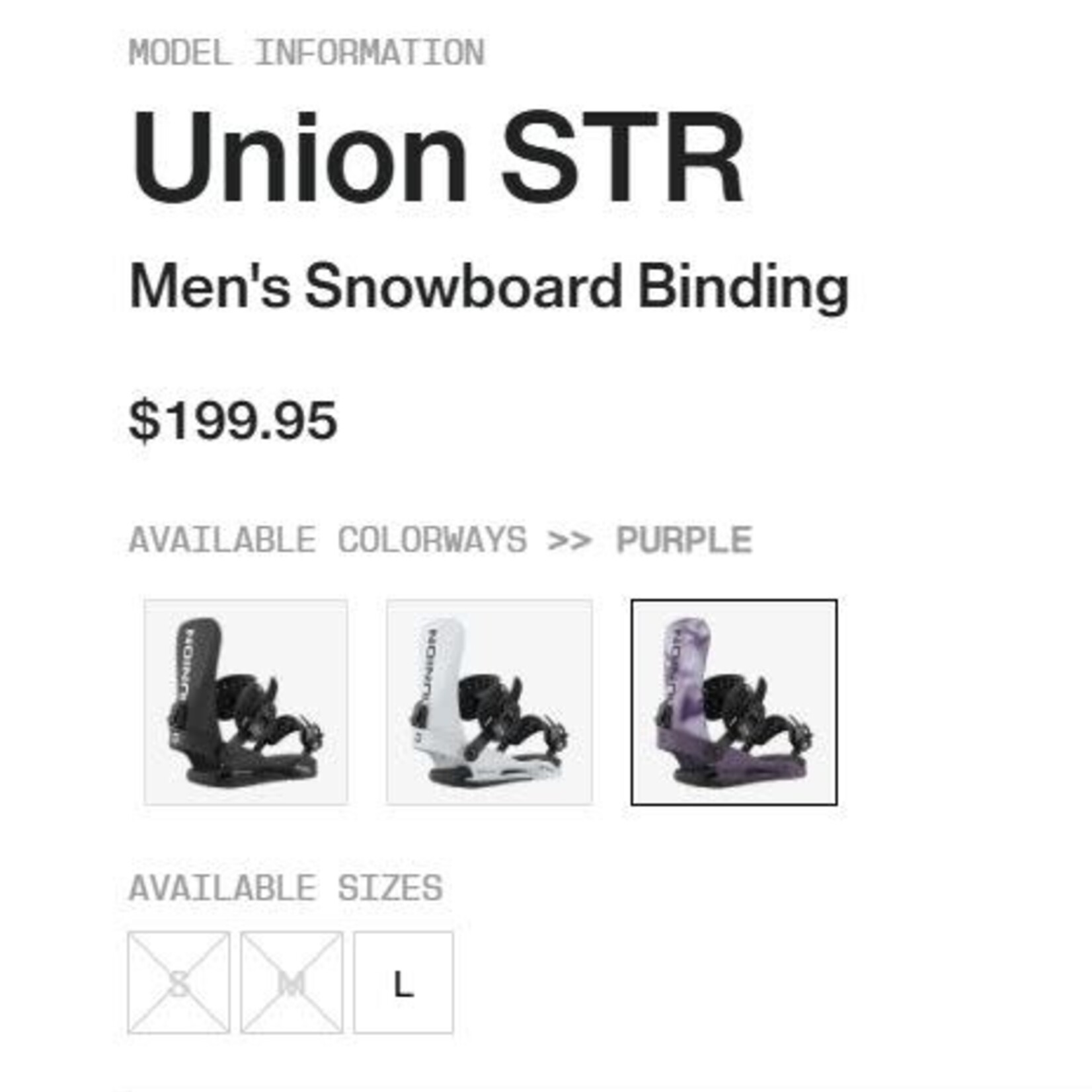 Union Binding Co. Union - STR - Black