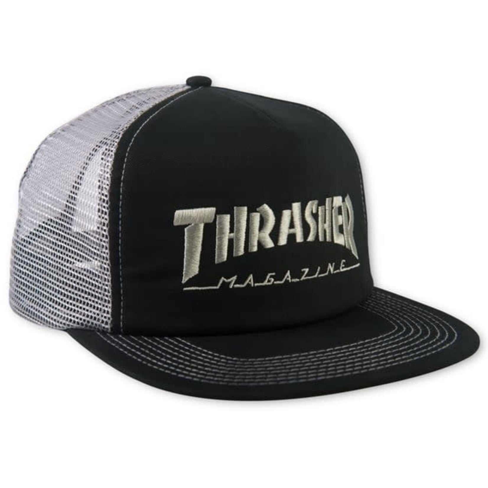Thrasher Thrasher - Logo - Mesh - Hat - Black/Grey