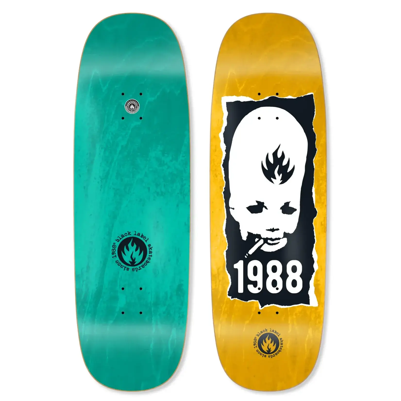 Black Label Black Label - Thumbhead Torn Deck - Jumbotron - 10" x 32.25" x 14.38"