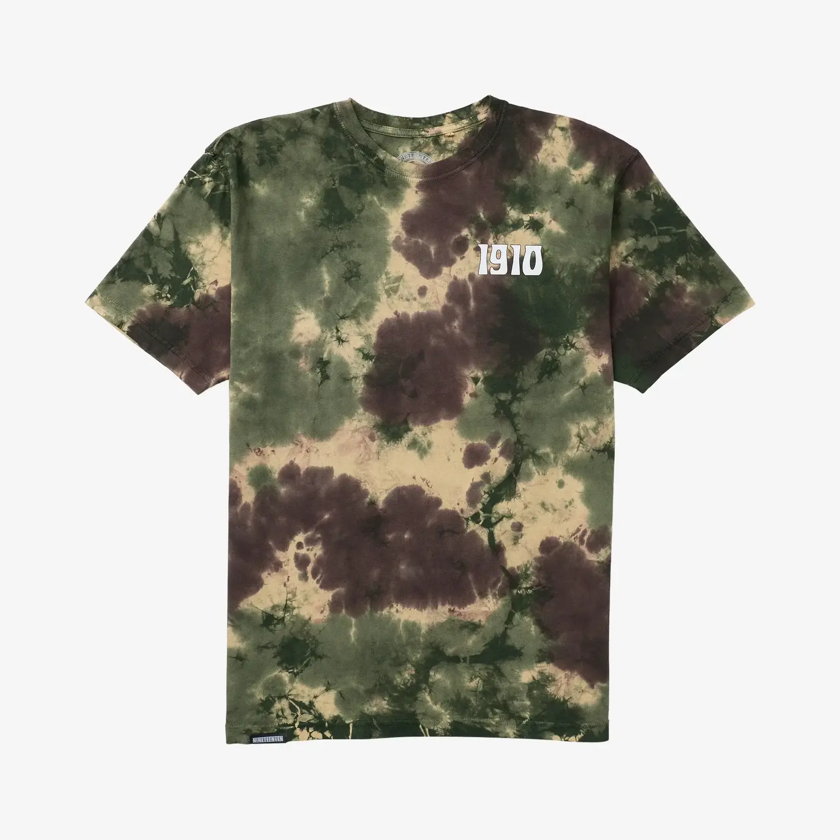 1910 1910 - Hero's III Tee - Tie Dye Camo -